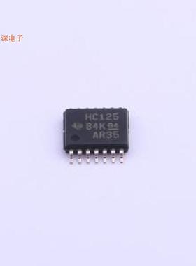 SN74HC125PWR |原装TSSOP-14IC BUFFER NON-INVERT 6V 14-TSSOP