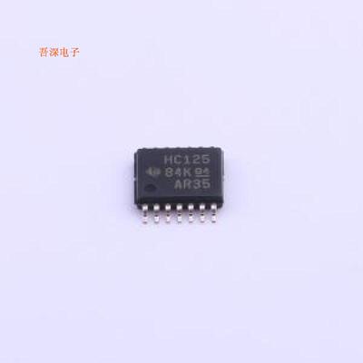 SN74HC125PWR|原装TSSOP-14IC BUFFER NON-INVERT 6V 14-TSSO