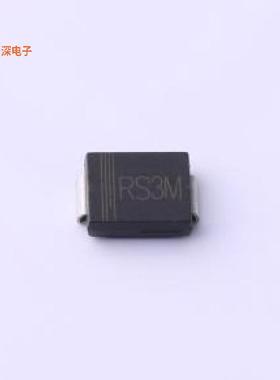 RS3M |原装SMCGDIODE STANDARD 1000V 3A DO214AB