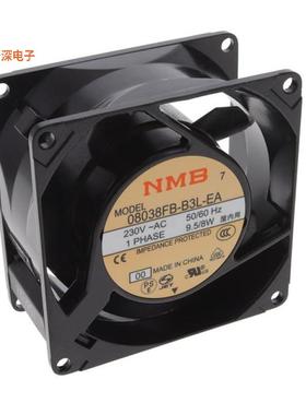 08038FB-B3L-EA-00 |230VACFAN 80MM X 38MM 230VAC TERMINAL