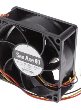 9GA0824L2D001 |24VDCFAN AXIAL 80X32MM 24VDC WIRE