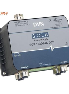 SCP102D24X-D02 |封闭式100WX2 4-OUTP 24V EXT ENV DCPS