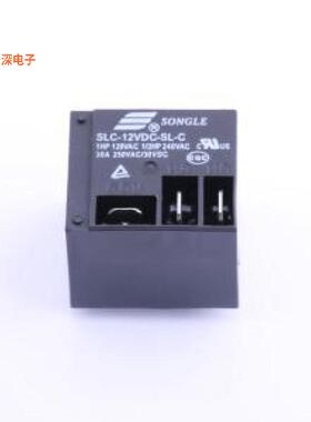 SLC-12VDC-SL-C |原装插件,27.6x32.2mm功率继电器