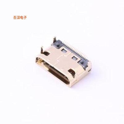 HYC28-HDMIC19-450 |HDMI C TYPE 四脚插件HDMISMD