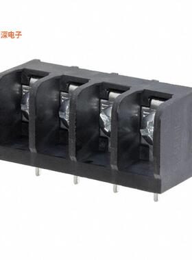 6PCR-04-007 |隔板接线座CONN BARRIER STRIP 4CIRC 0.375