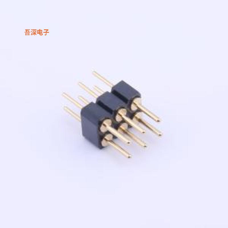 X5521WV-2X03-C46D46-1220 |排针D4.6mm,L=12.20mm,PPS料