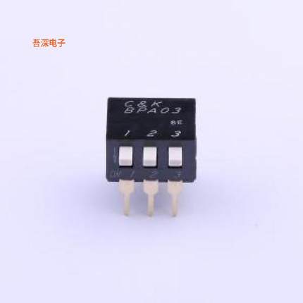 BPA03B |原装插件SWITCH PIANO DIP SPST 0.1A 5V