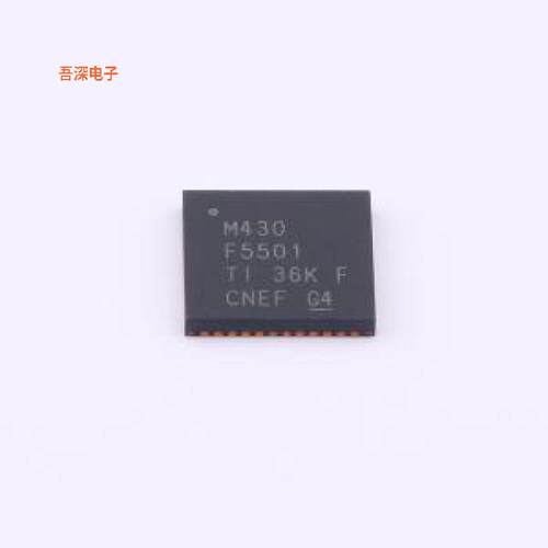 MSP430F5501IRGZR|原装VQFN-48-EP(7x7)单片机(MCU/MPU/SOC