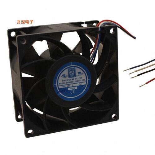 OD8038-12HBVXC10A |12VDCFAN AXIAL 80X38MM 12VDC WIRE