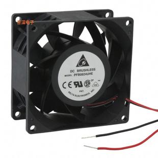 T500 24VDC 24VDCFAN 80X38MM WIRE AXIAL PFB0824UHE