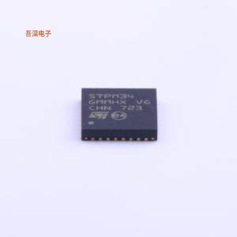 STPM34TR |原装QFN-32-EP(5x5)IC ENERGY METER 1PHASE 32QFN