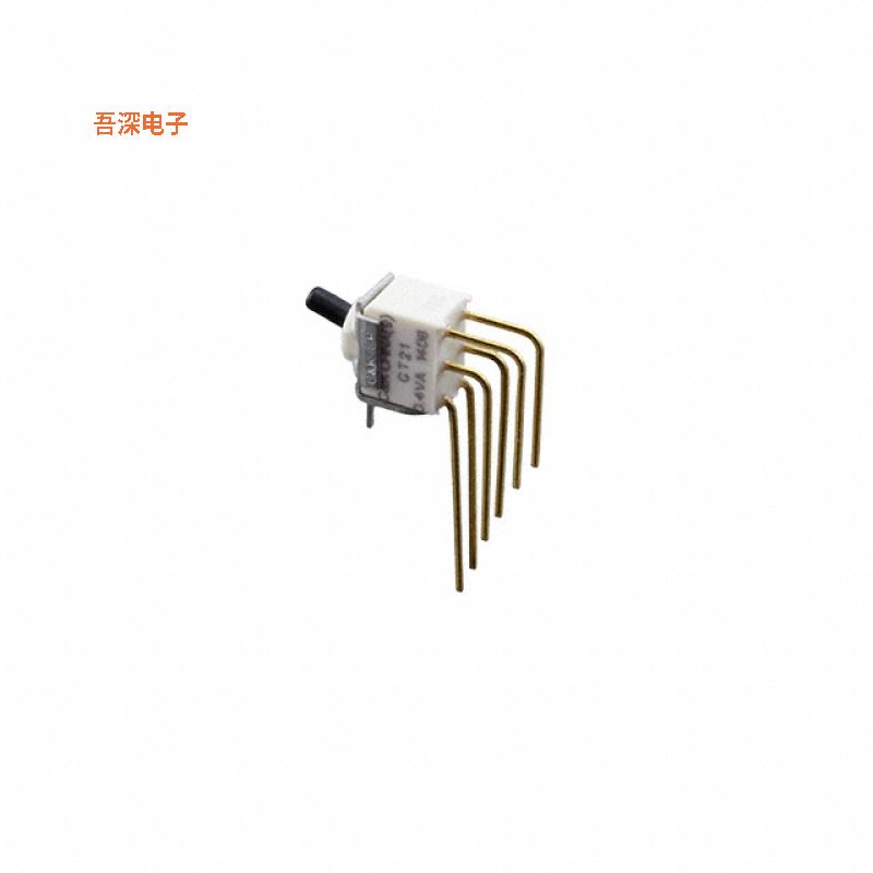 GT21MAVBE |通孔，直角，垂直SWITCH TOGGLE DPDT 0.4VA 20V