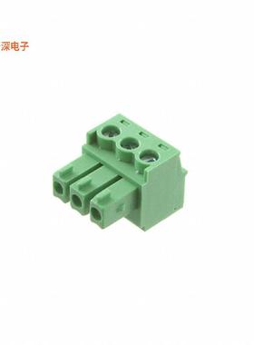 EBKA-03-B |插头，母插口TERM BLOCK PLUG 3POS 3.81MM