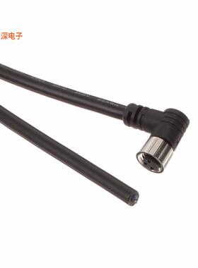 8-03AFFM-SR7A01 |插座，直角CBL 3POS RCPT RA TO WIRE 3.28'