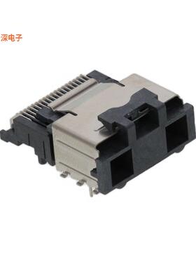 0757830126 |插座CONN MINI SAS RCP 36P SLD RA SMD