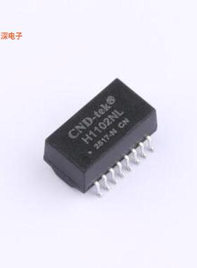 H1102NLTP|原装SMD-16P,12.7x7mm网口变压