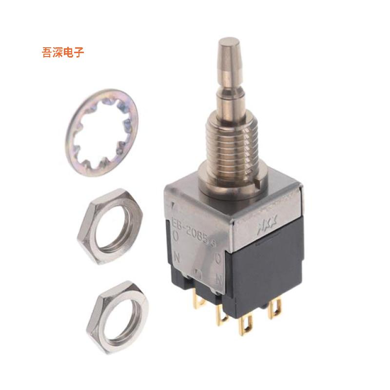 EB2085G |面板安装，后部SWITCH PUSHBUTTON DPDT 0.4VA 28V