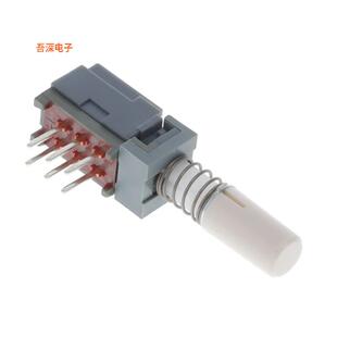 PBH2UEENAG1RWHT |通孔,直角SWITCH PUSH DPDT 0.1A 30V