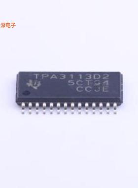 TPA3113D2PWPR |原装HTSSOP-28IC AMP CLASS D STER 6W 28HTSSOP