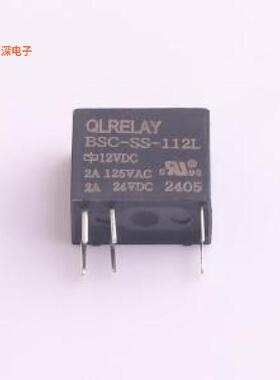 BSC-SS-112L |超小体积、低功耗信号继电器插件,12.3x7.4mm