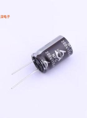 NFC 200V150 16*25 |原装插件,D16xL25mm直插铝电解