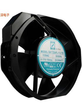 OA172SAPL-11-3TB |115VACFAN AXIAL 172X38.5MM 115VAC TERM