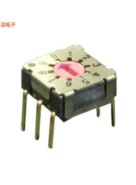 RD07A10RTT |BCDSWITCH ROTARY DIP BCD 0.1A 50V