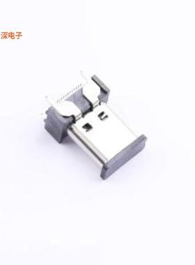 TYPE-C-31-D-14E |24PIN加高立式TYPE-C母座USBSMD