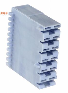 原装 521208-1|全新正品CONN RCPT HOUSING 0.25 6POS BLU