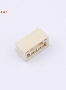 6PHDA040 |线对板针座GH1.25-WT-4P-卧贴带扣