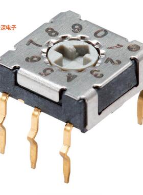 RDS-10S-7229-C-CR |BCDSWITCH ROTARY DIP BCD 0.1A 50V