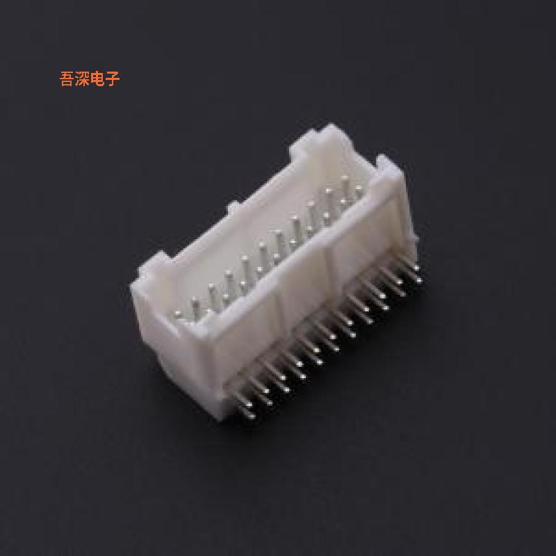 HDGC2012WR-2*11P |原装弯插,P=2mm线对板针座