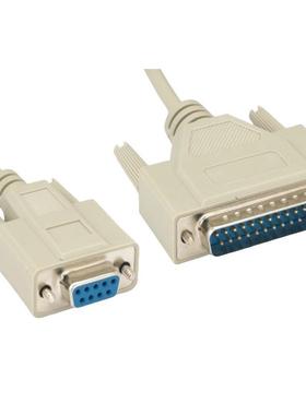 DNC-9F25M-10B |原装全新NULL MODEM DB9/25 F/M MOLD 10FT