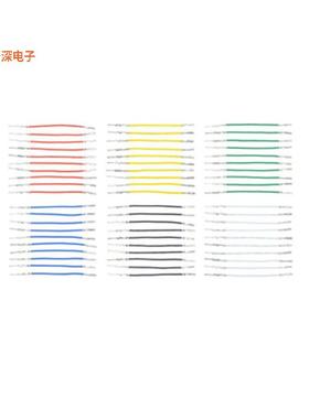 3964 |接触端JMPR WIRE 60PC 6CLR ASSTD M-F 2