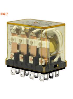 RH4B-ULAC24V |可插RELAY GEN PURPOSE 4PDT 10A 24