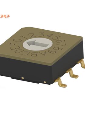 MRSSV0DR16SMGWTR |原装全新SWITCH ROTARY DIP HEX 0.4VA 20V