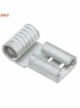 0190080063 |成角度 - 90°，旗形CONN QC RCPT 10-12AWG 0.250