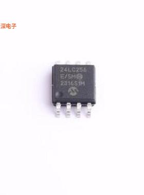 24LC256T-E/SM|原装SOIJ-8-5.28mmIC EEPROM 256KBIT I2C 8SOI