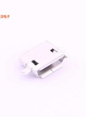 MU-107-ARY |USB两脚贴片沉板1.0MICRO USB插座 卷边