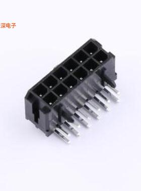 A300E1W2-2B12P12 |原装弯插,P=3mm线对板针座