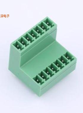 KF2EDGVT-3.5-2*7P |绿保插拔式接线插件,P=3.5mm