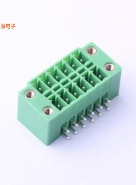 KF2EDGKRM-3.5-2*6P |原装弯插,P=3.5mm插拔式接线