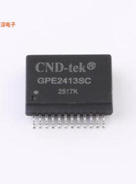 GPE2413SC T |原装SMD-24P,17.5x12.2mm网口变压器