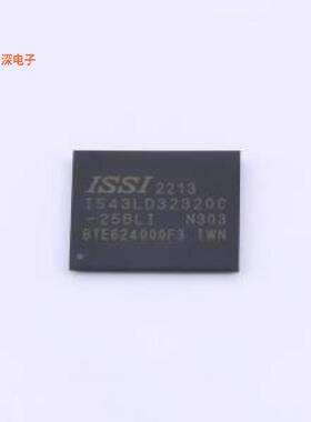 IS43LD32320C-25BLI-TR |原装TFBGA-134(10x11.5)DDR SDRAM