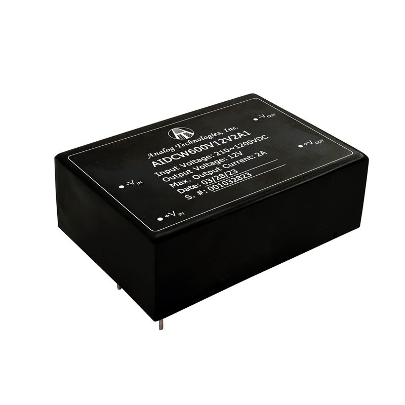 AIDCW600V12V2A1 |隔离模块1200VDC to 12V2A Isolated DC-DC