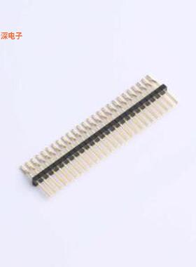 X1311WRS-26J-C40D42 |(X1311)1.27单排单塑排针SMD,P=1.27mm