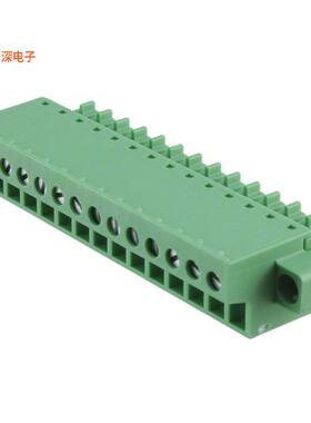 1850974 |插头，母插口TERM BLOCK PLUG 14POS 3.81MM