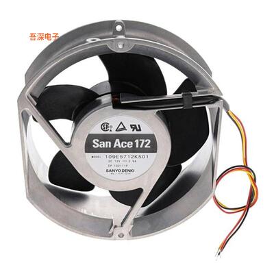 109E5724H5D01|24VDCFAN AXIAL 172X51MM 24VDC WIR