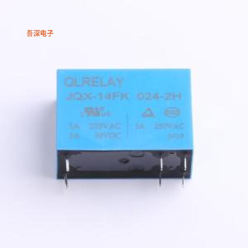 JQX-14FK 024-2H |功率继电器5A两组常开型、小体积、高耐压