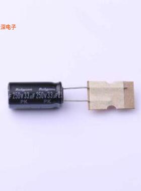 250PK33MEFCT810X20 |原装插件,D10xL20mm直插铝电解